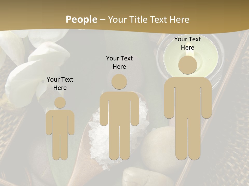 Wellness Bamboo Mat PowerPoint Template