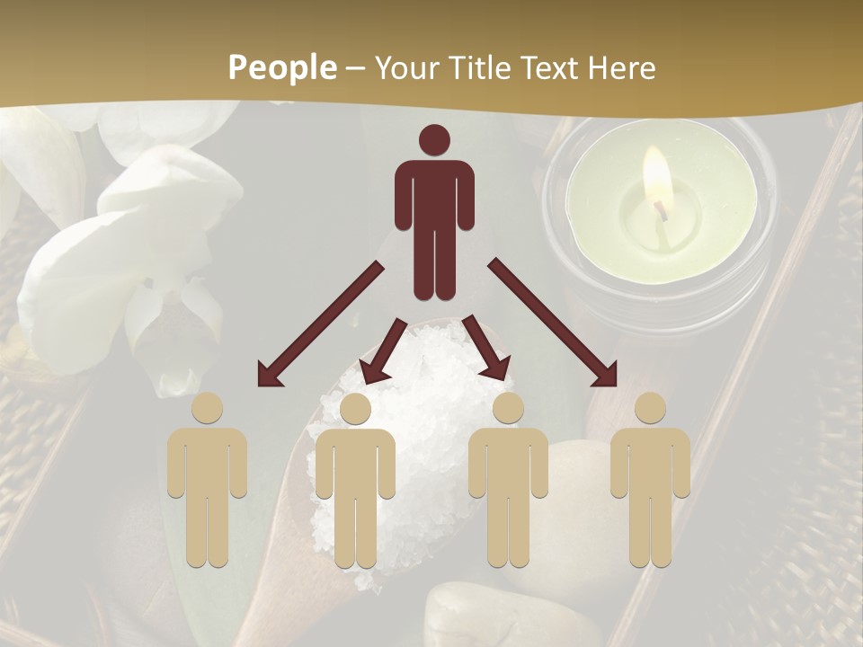 Wellness Bamboo Mat PowerPoint Template