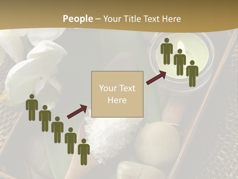 Wellness Bamboo Mat PowerPoint Template