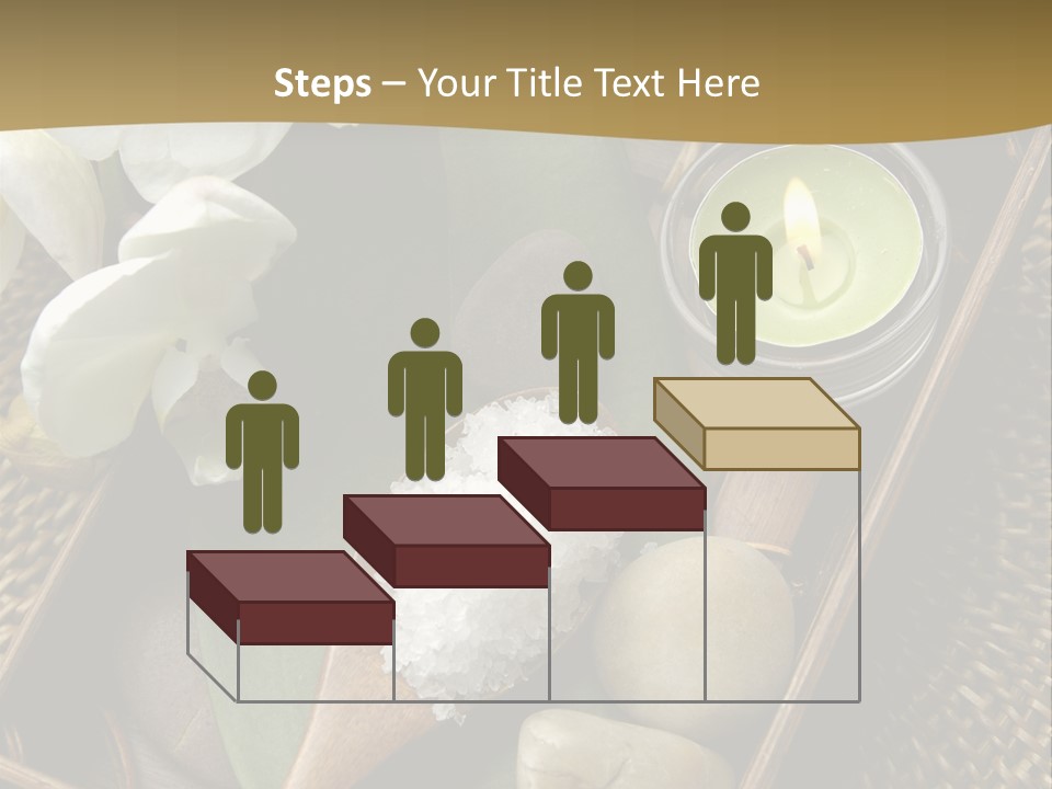 Wellness Bamboo Mat PowerPoint Template