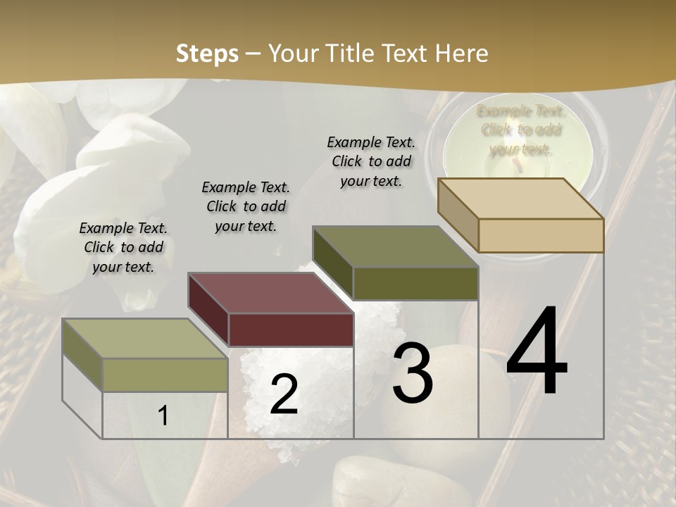 Wellness Bamboo Mat PowerPoint Template