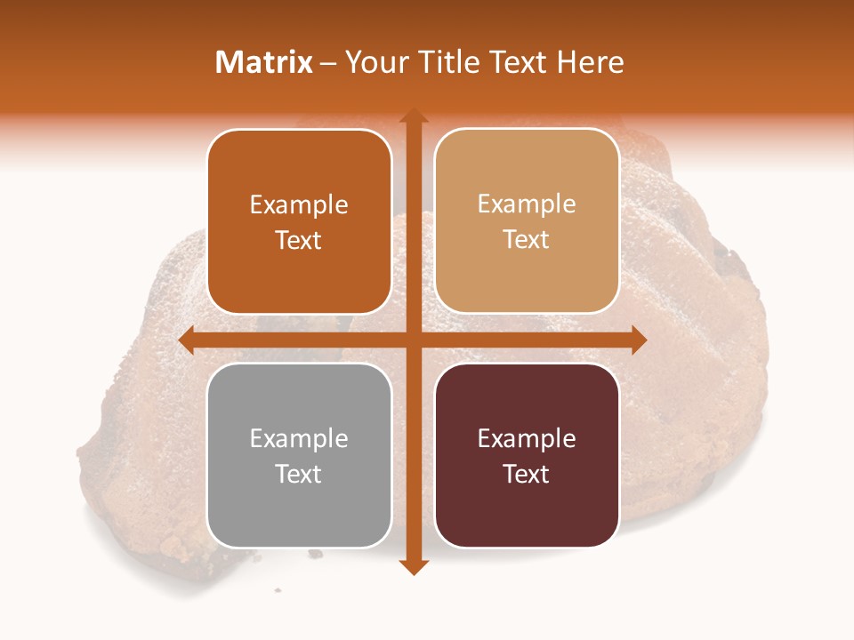 Isolated Indulgence Background PowerPoint Template