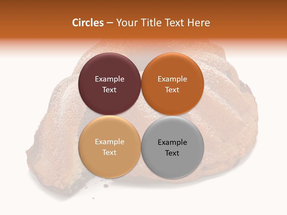 Isolated Indulgence Background PowerPoint Template