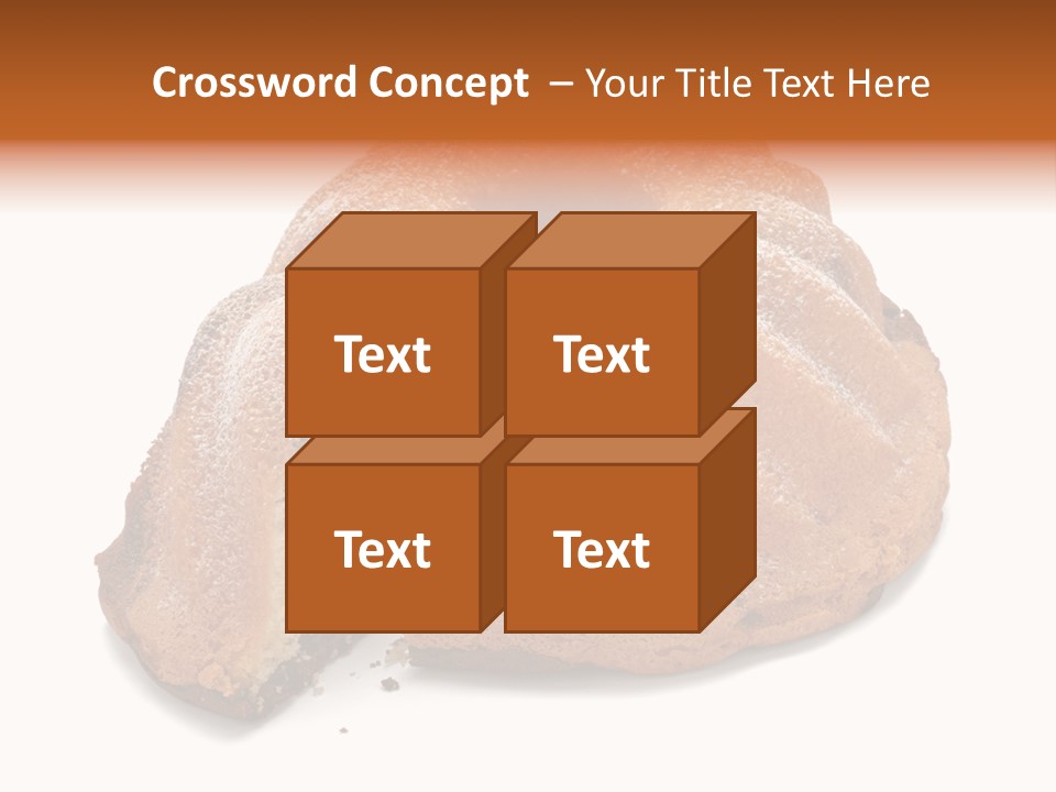 Isolated Indulgence Background PowerPoint Template