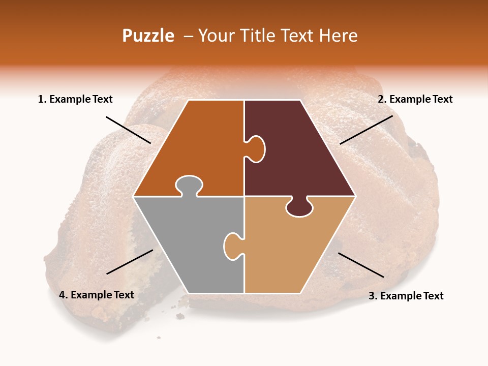 Isolated Indulgence Background PowerPoint Template