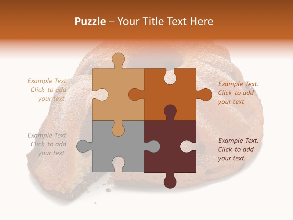 Isolated Indulgence Background PowerPoint Template