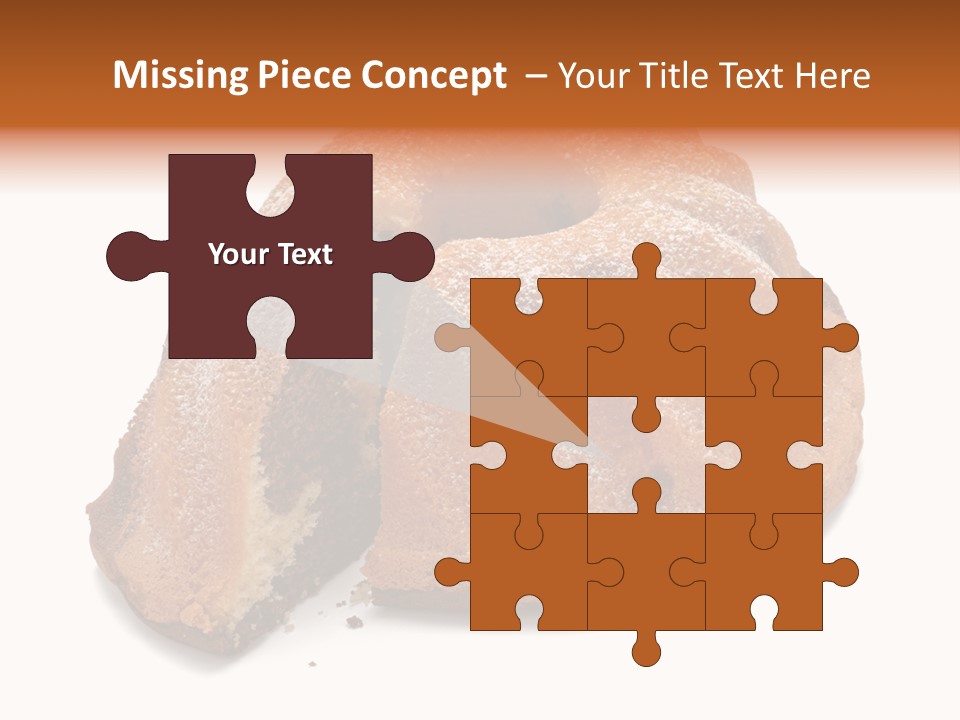 Isolated Indulgence Background PowerPoint Template