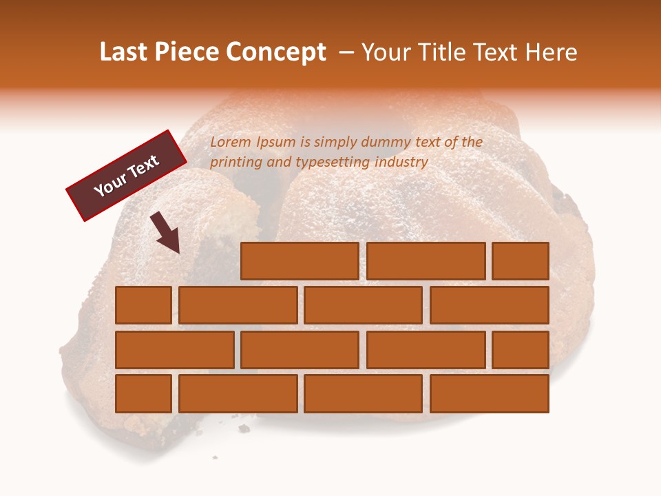 Isolated Indulgence Background PowerPoint Template