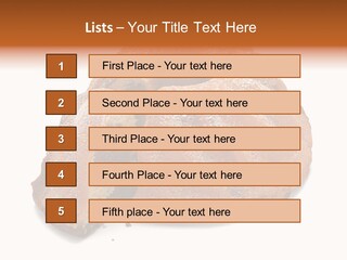 Isolated Indulgence Background PowerPoint Template