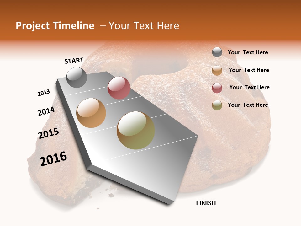 Isolated Indulgence Background PowerPoint Template