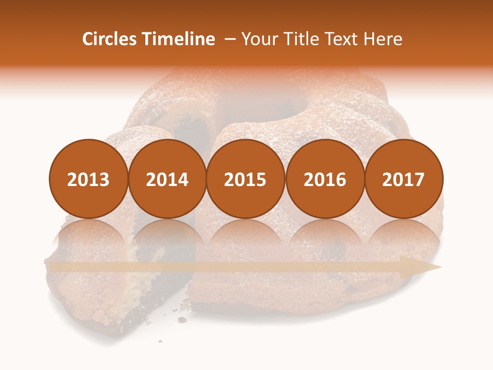 Isolated Indulgence Background PowerPoint Template