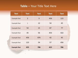 Isolated Indulgence Background PowerPoint Template