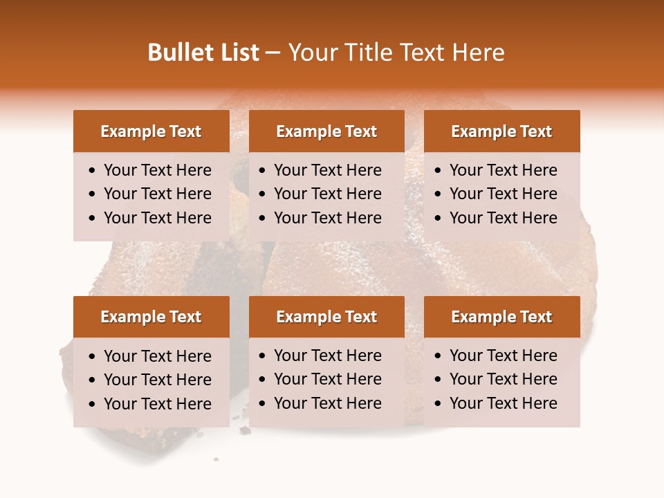 Isolated Indulgence Background PowerPoint Template