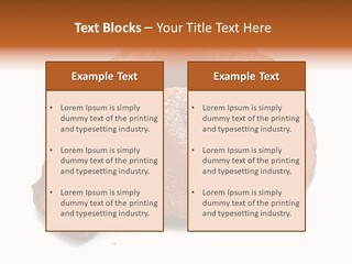 Isolated Indulgence Background PowerPoint Template