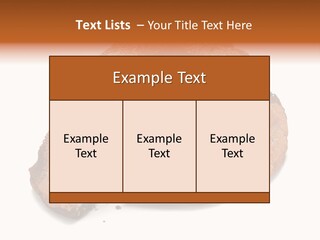 Isolated Indulgence Background PowerPoint Template