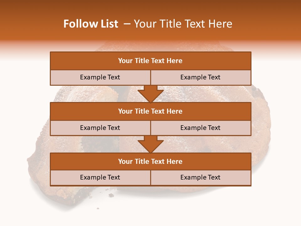 Isolated Indulgence Background PowerPoint Template