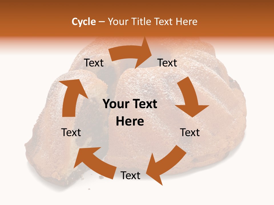 Isolated Indulgence Background PowerPoint Template