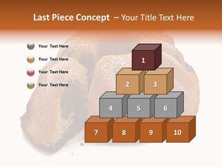 Isolated Indulgence Background PowerPoint Template