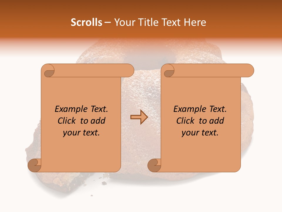 Isolated Indulgence Background PowerPoint Template