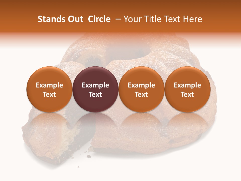 Isolated Indulgence Background PowerPoint Template