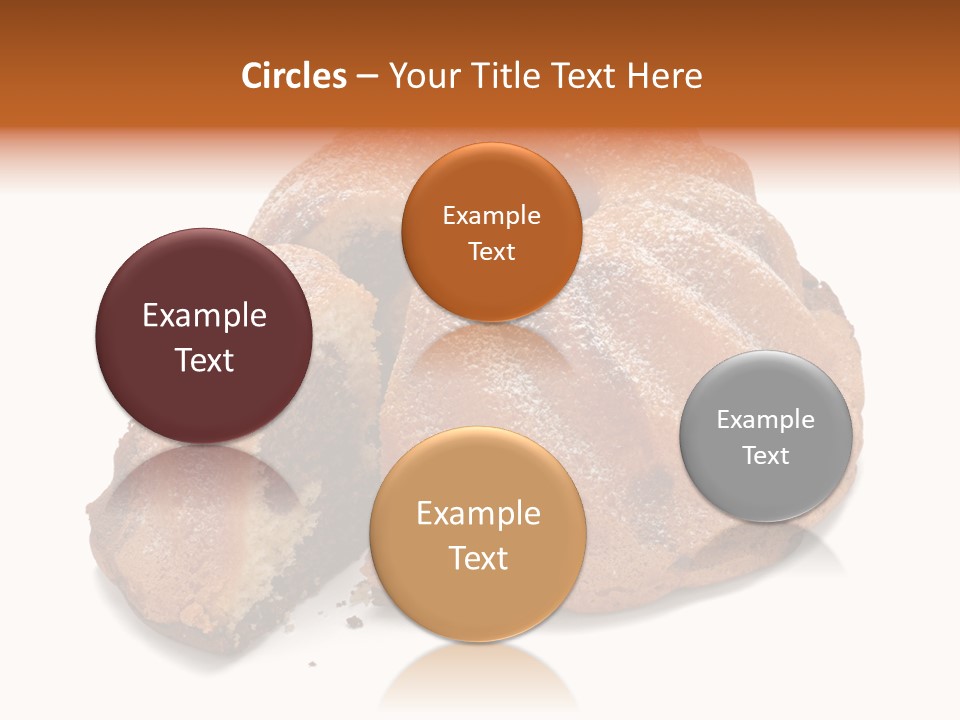 Isolated Indulgence Background PowerPoint Template