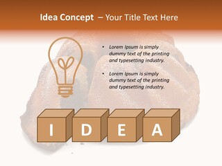 Isolated Indulgence Background PowerPoint Template