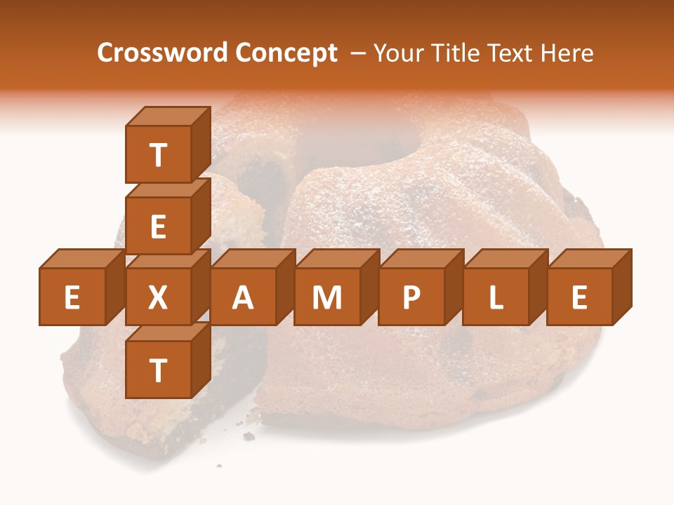 Isolated Indulgence Background PowerPoint Template