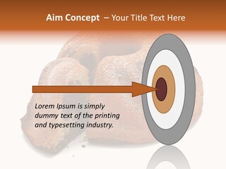 Isolated Indulgence Background PowerPoint Template