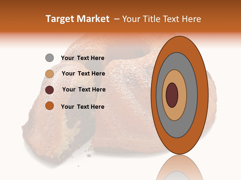 Isolated Indulgence Background PowerPoint Template