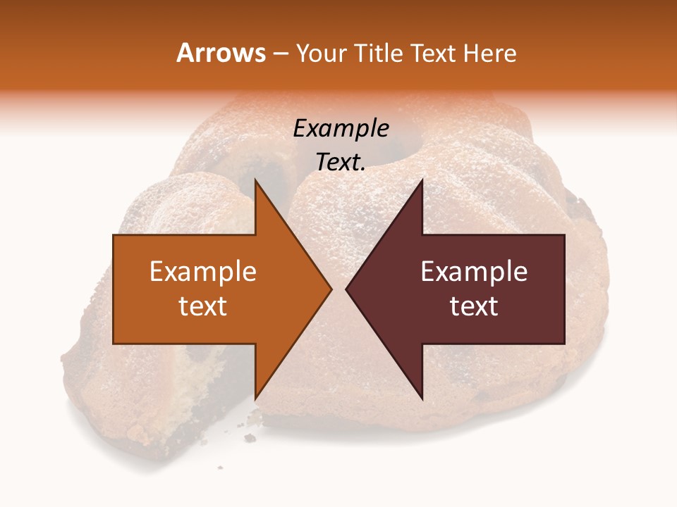 Isolated Indulgence Background PowerPoint Template