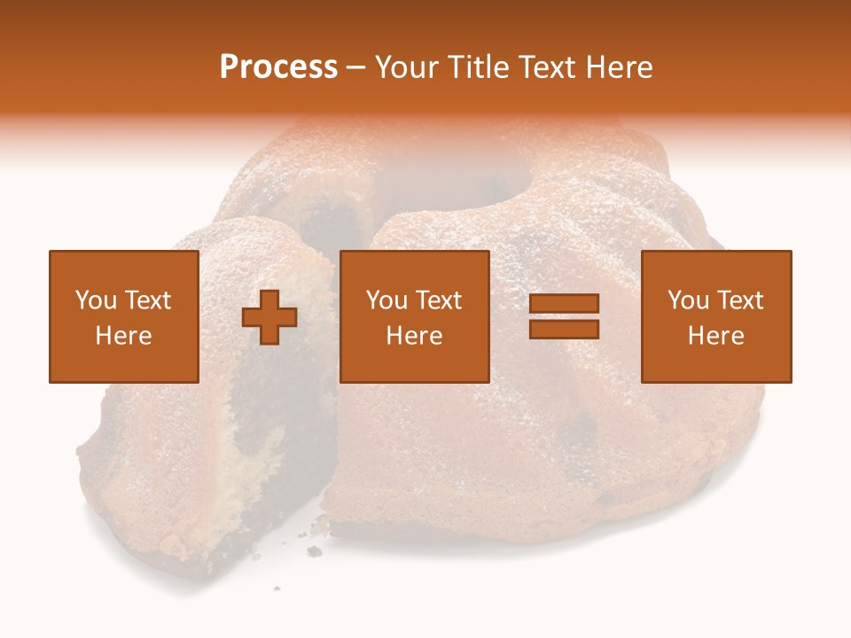 Isolated Indulgence Background PowerPoint Template