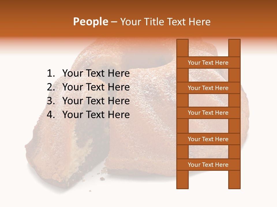 Isolated Indulgence Background PowerPoint Template