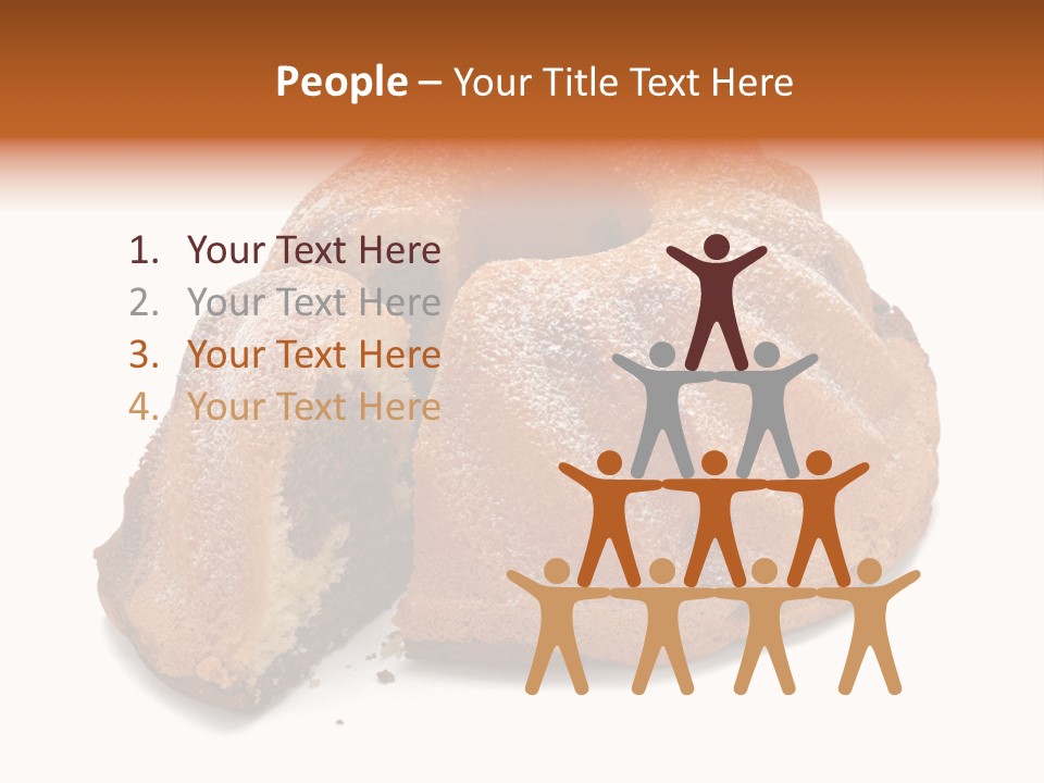 Isolated Indulgence Background PowerPoint Template