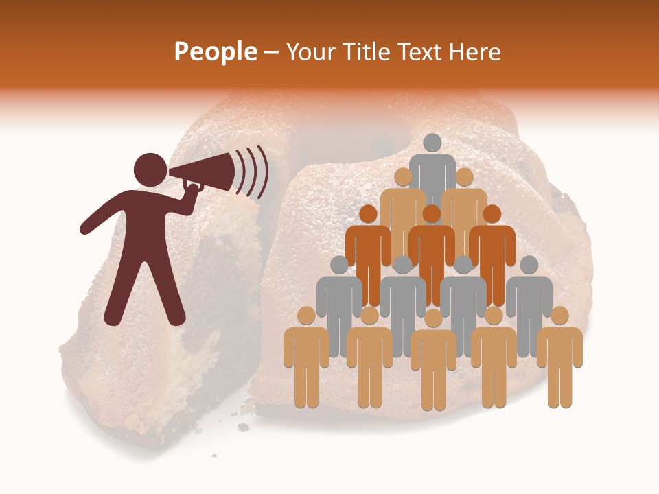 Isolated Indulgence Background PowerPoint Template