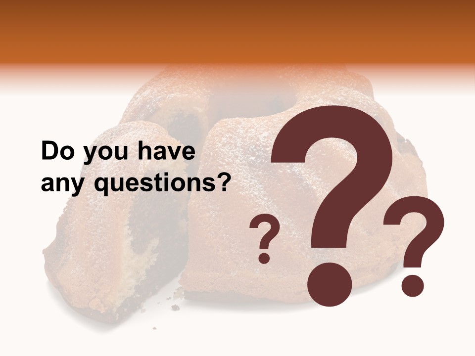 Isolated Indulgence Background PowerPoint Template