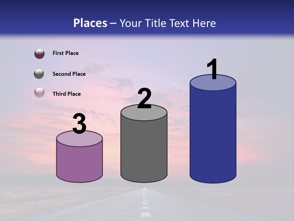 Road Career Drive PowerPoint Template