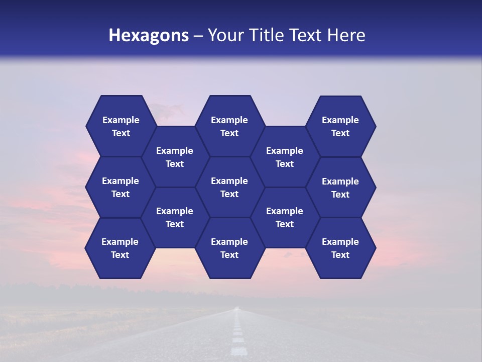 Road Career Drive PowerPoint Template