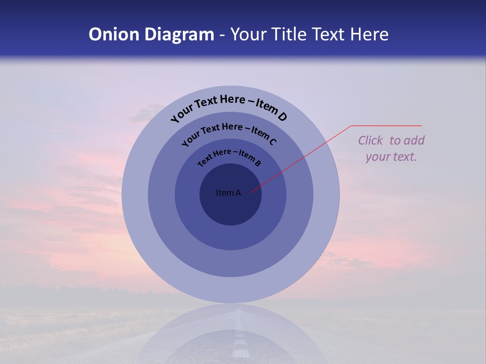Road Career Drive PowerPoint Template