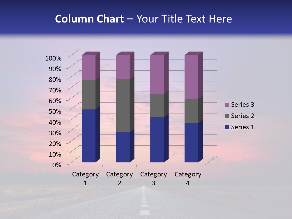 Road Career Drive PowerPoint Template