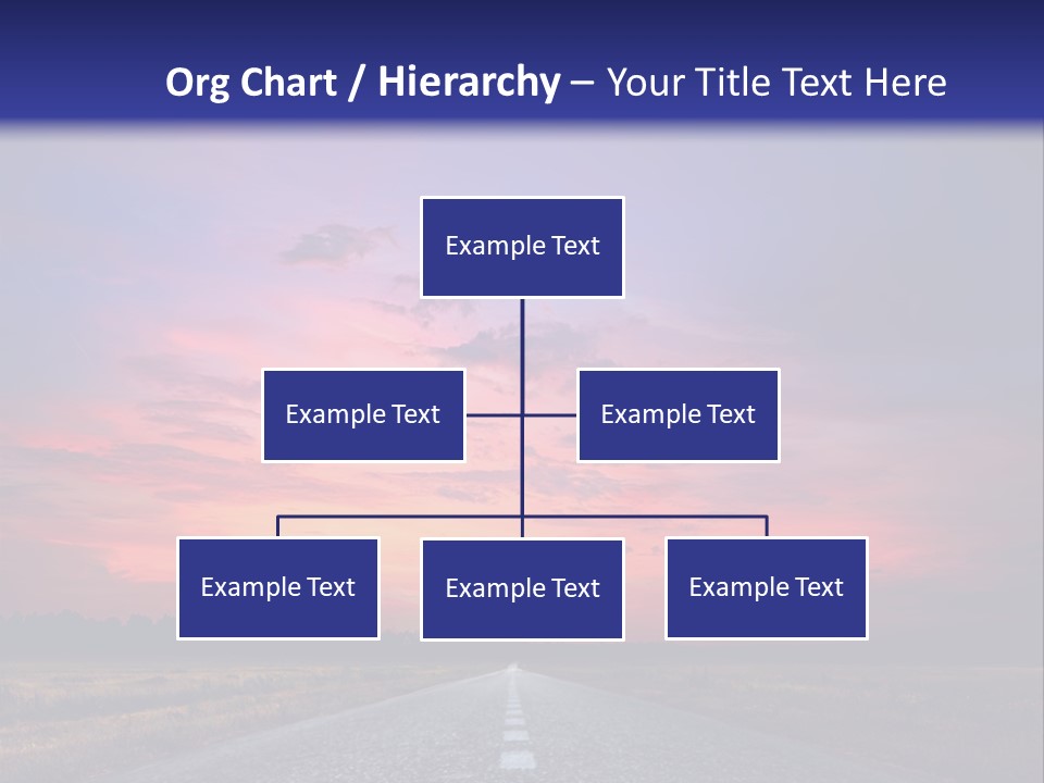 Road Career Drive PowerPoint Template