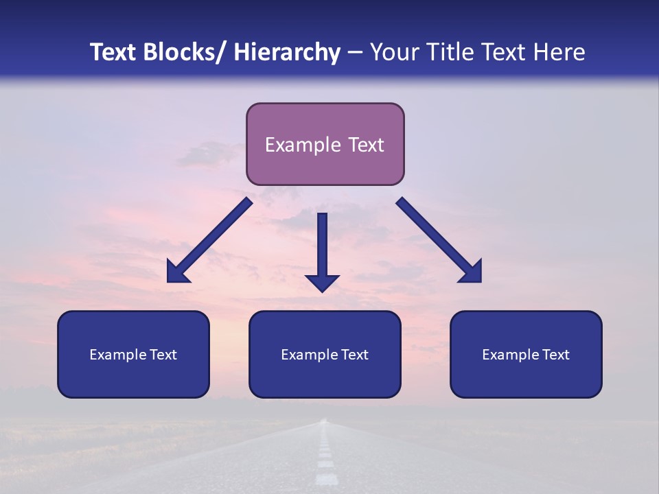 Road Career Drive PowerPoint Template