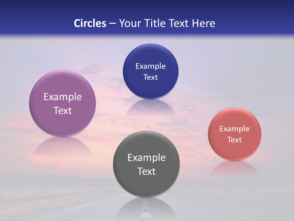 Road Career Drive PowerPoint Template