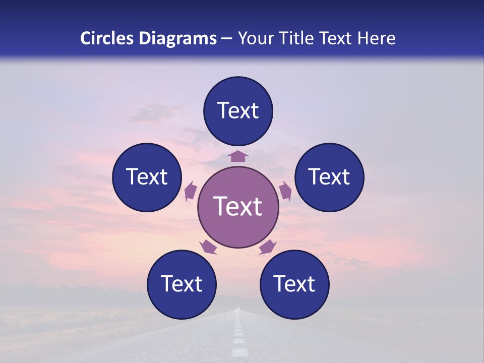 Road Career Drive PowerPoint Template