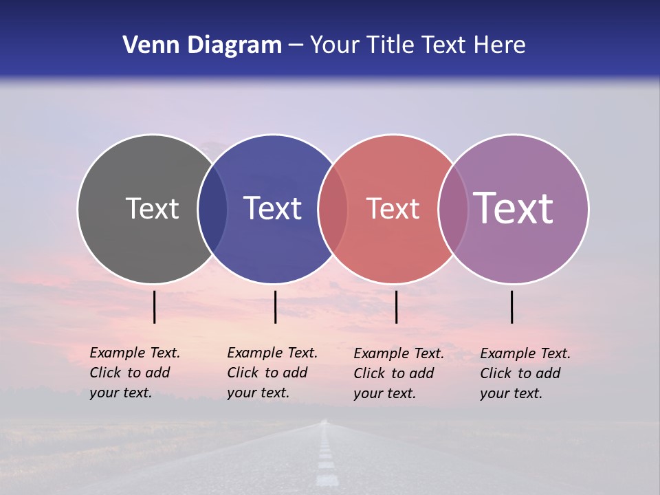 Road Career Drive PowerPoint Template