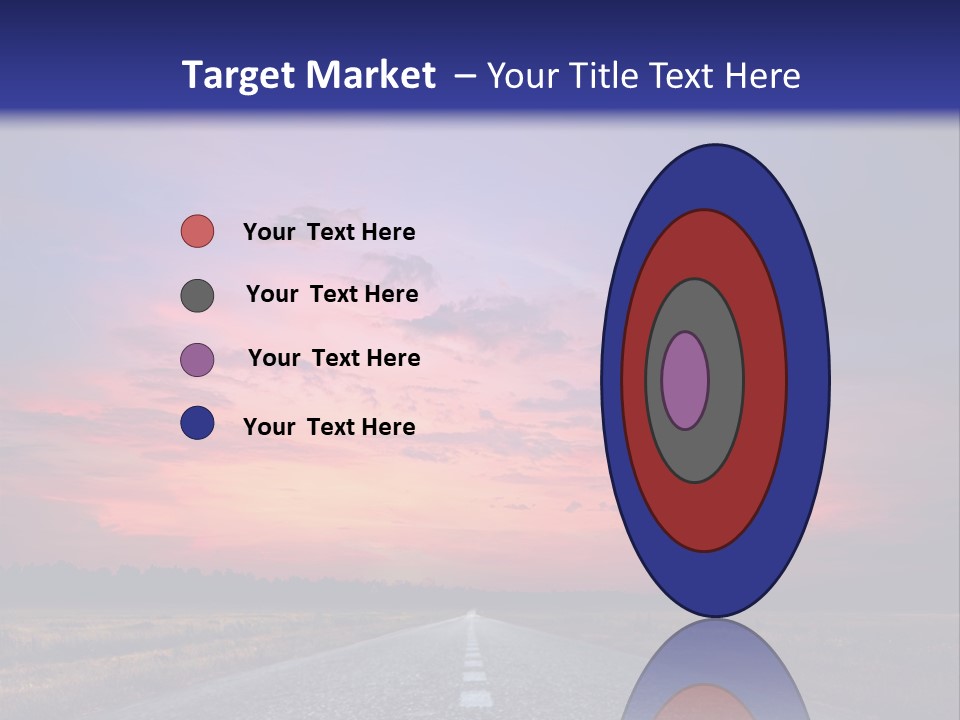 Road Career Drive PowerPoint Template