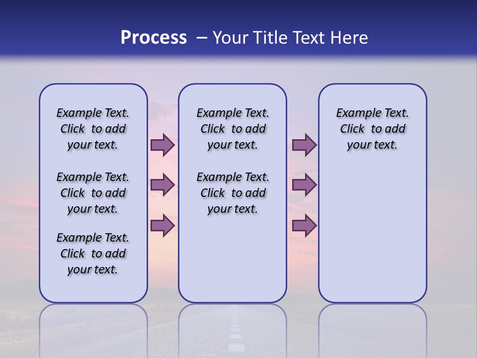 Road Career Drive PowerPoint Template