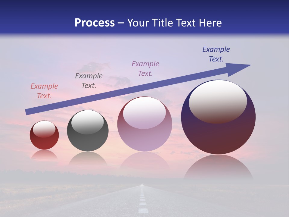 Road Career Drive PowerPoint Template