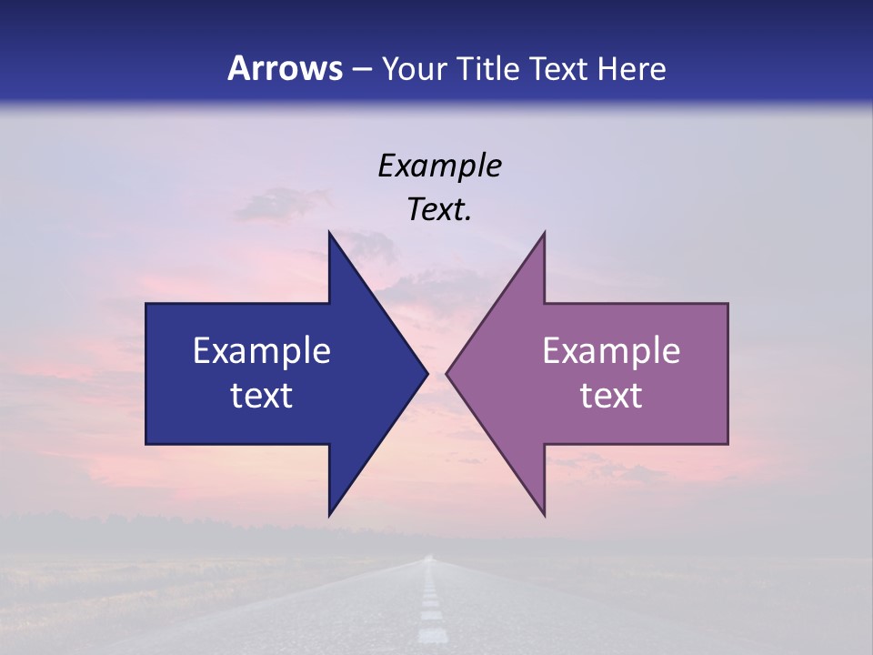 Road Career Drive PowerPoint Template