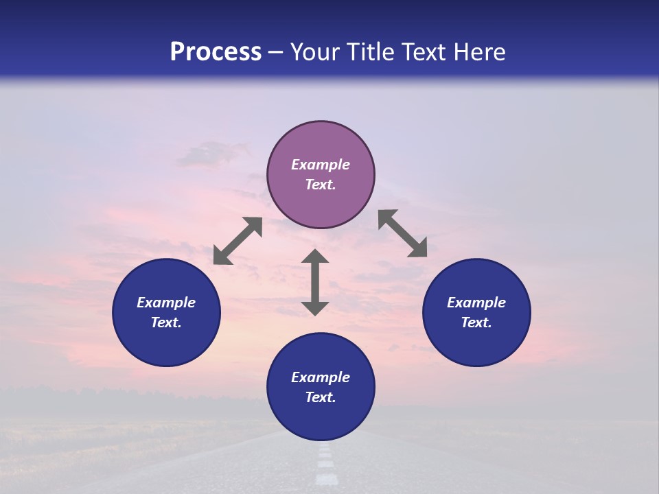 Road Career Drive PowerPoint Template