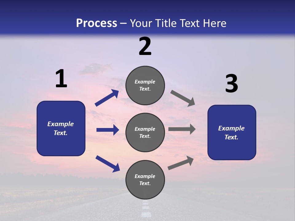 Road Career Drive PowerPoint Template